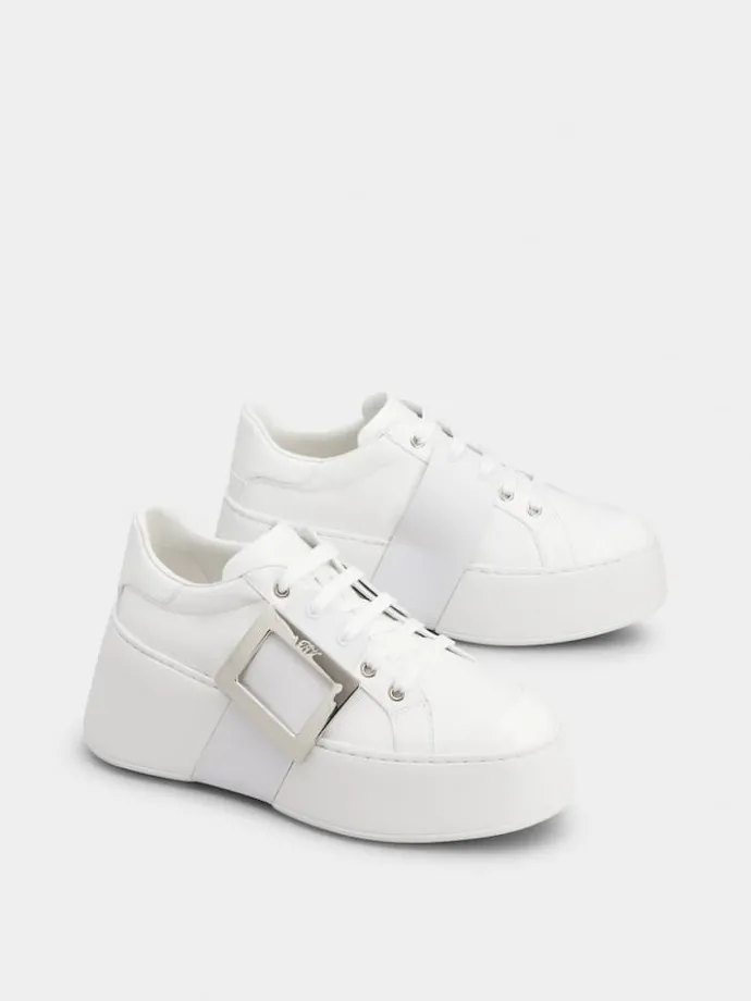 Roger Vivier Viv' Skate Sneakers in leather Sale