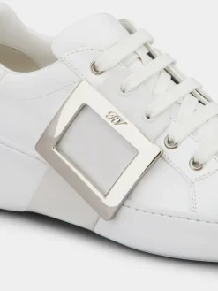 Roger Vivier Viv' Skate Sneakers in leather New