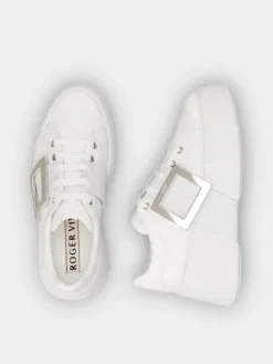 Roger Vivier Viv' Skate Sneakers in leather Sale