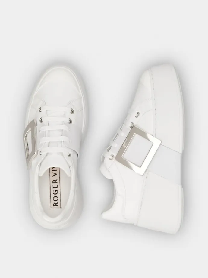 Roger Vivier Viv' Skate Sneakers in leather Sale