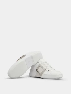 Roger Vivier Viv' Skate Sneakers in leather New