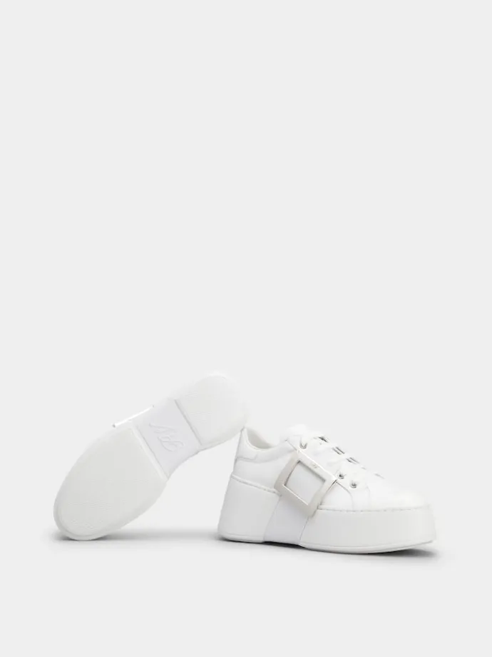 Roger Vivier Viv' Skate Sneakers in leather Sale