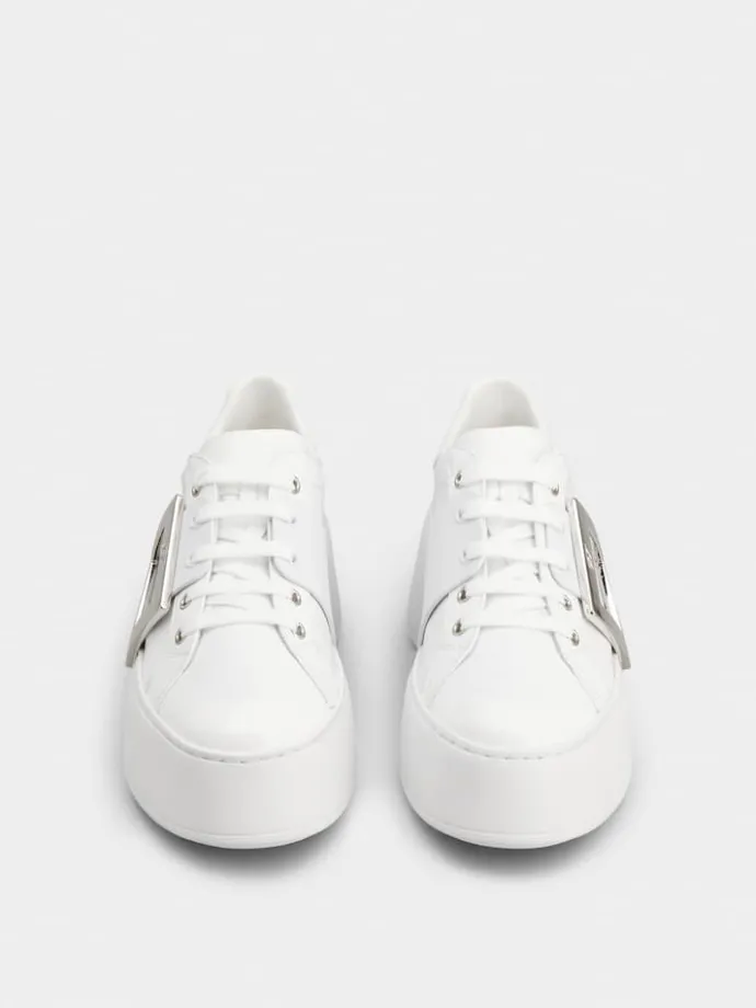 Roger Vivier Viv' Skate Sneakers in leather Sale