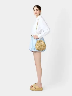 Roger Vivier Wedge Mules in raffia Fashion