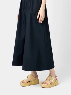 Roger Vivier Wedge Sandals in raffia Clearance